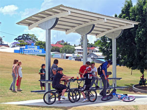 Paragon Park Shelter from Outdoor Structures Australia