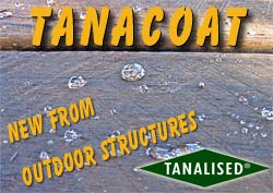 TANACOAT timber finish from Outdoor Structures Australia