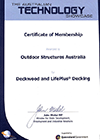 Membership into the Australian Technology Showcase for timber Deckwood and LifePlus