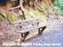 Heavy Duty seat 2m - Timber frame