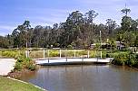 Arched bridge with Cruiserline handrail side view