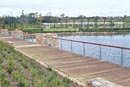 Boardwalk by water