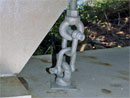 Unique hold-down mechanism