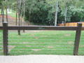 Ferry Boardwalk stainless steel wire and rail detail