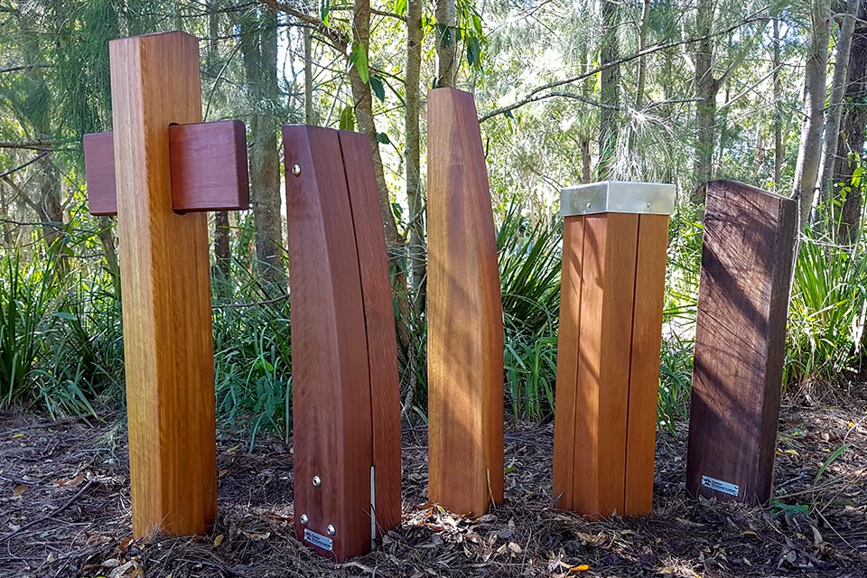 Outdoor Structures Australia’s Heavy-duty timber bollard range