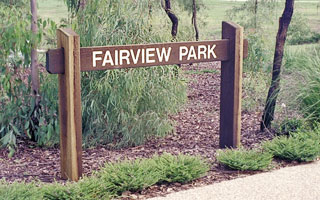 OSA supplied Heavy-duty timber signage