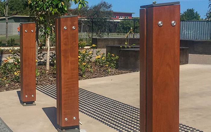 Outdoor Structures Australia’s ‘Shore’ Timber Bollards