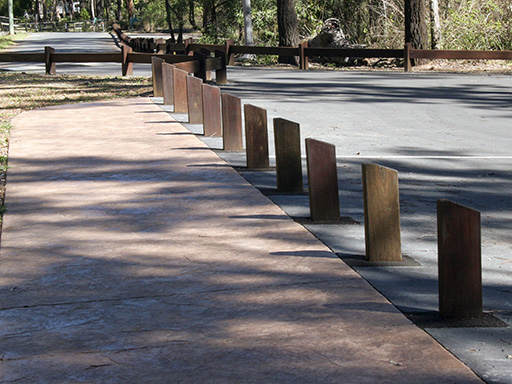 Timber bollards